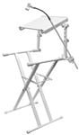 Odyssey LTBXS2MTCP 2-Tier DJ X-Stand Combo Pack White